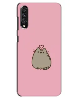 Чехол для Samsung Galaxy A30s (A307) с картинкой «Pusheen сердце»