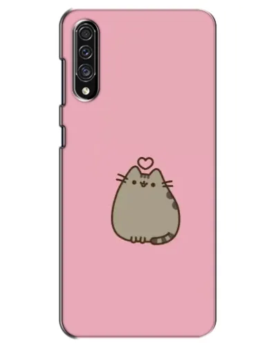 Чехол для Samsung Galaxy A30s (A307) с картинкой «Pusheen сердце»