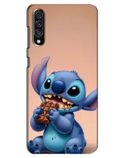 Чехол для Samsung Galaxy A30s (A307) с картинкой «Стич ест шоколад» Чехол для Samsung Galaxy A30s (A307) с картинкой «Стич ест шоколад»