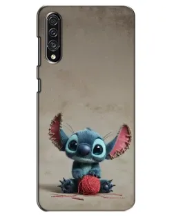 Чехол для Samsung Galaxy A30s (A307) с картинкой «Стич на коричневом фоне» Чехол для Samsung Galaxy A30s (A307) с картинкой «Стич на коричневом фоне»
