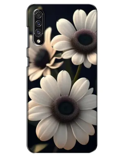 Чехол для Samsung Galaxy A30s (A307) с картинкой «Белые маргаритки макро»