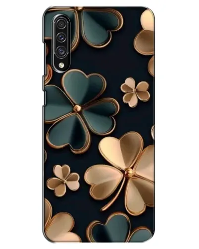 Чехол для Samsung Galaxy A30s (A307) с картинкой «Клевер в золоте»