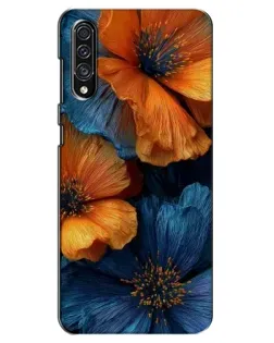 Чехол для Samsung Galaxy A30s (A307) с картинкой «Яркая сине-оранжевая флора» Чехол для Samsung Galaxy A30s (A307) с картинкой «Яркая сине-оранжевая флора»