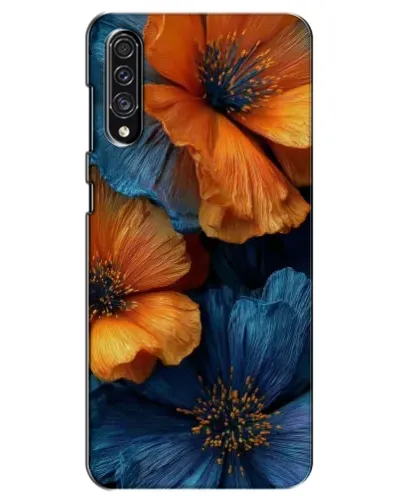 Чехол для Samsung Galaxy A30s (A307) с картинкой «Яркая сине-оранжевая флора» Чехол для Samsung Galaxy A30s (A307) с картинкой «Яркая сине-оранжевая флора»