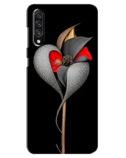 Чехол для Samsung Galaxy A30s (A307) с картинкой «Серебряный фантазийный цветок» Чехол для Samsung Galaxy A30s (A307) с картинкой «Серебряный фантазийный цветок»