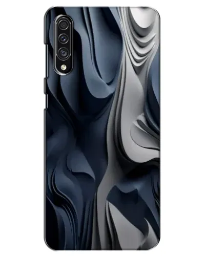Чехол для Samsung Galaxy A30s (A307) с картинкой «Объемные синие складки» Чехол для Samsung Galaxy A30s (A307) с картинкой «Объемные синие складки»