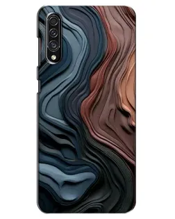 Чехол для Samsung Galaxy A30s (A307) с картинкой «Цветные волны каньона»