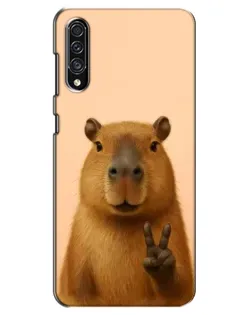 Чохол для Samsung Galaxy A30s (A307) з картинкою «Капібара вікторія»