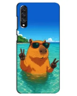 Чохол для Samsung Galaxy A30s (A307) з картинкою «Морська капібара»