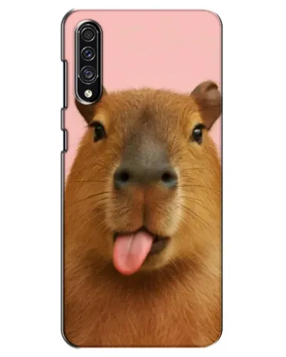 Чехол для Samsung Galaxy A30s (A307) с картинкой «Капибара с языком» Чехол для Samsung Galaxy A30s (A307) с картинкой «Капибара с языком»