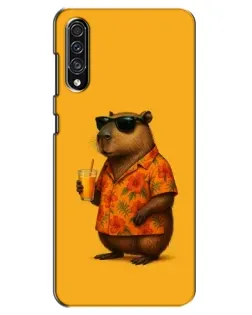 Чохол для Samsung Galaxy A30s (A307) з картинкою «Капібара на відпочинку»