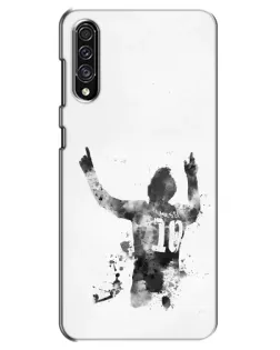 Чехол для Samsung Galaxy A30s (A307) с картинкой «Черно-белый силуэт Месси» Чехол для Samsung Galaxy A30s (A307) с картинкой «Черно-белый силуэт Месси»