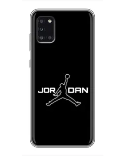 Чехол для Samsung Galaxy A31 (A315) с картинкой «Nike Pink Swirl»