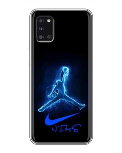 Чехол для Samsung Galaxy A31 (A315) с картинкой «Jordan Neon Blue» Чехол для Samsung Galaxy A31 (A315) с картинкой «Jordan Neon Blue»