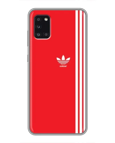 Чехол для Samsung Galaxy A31 (A315) с картинкой «Красный минимализм Adidas» Чехол для Samsung Galaxy A31 (A315) с картинкой «Красный минимализм Adidas»