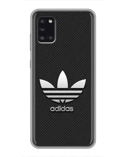 Чехол для Samsung Galaxy A31 (A315) с картинкой «Adidas Карбоновая текстура» Чехол для Samsung Galaxy A31 (A315) с картинкой «Adidas Карбоновая текстура»