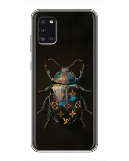 Чехол для Samsung Galaxy A31 (A315) с картинкой «LV — мраморный принт»