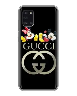 Чехол для Samsung Galaxy A31 (A315) с картинкой «Gucci — герои Disney»