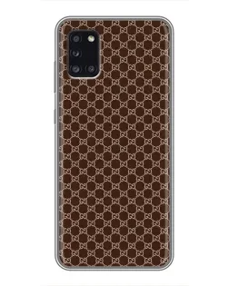 Чехол для Samsung Galaxy A31 (A315) с картинкой «Gucci — шоколадная сетка»