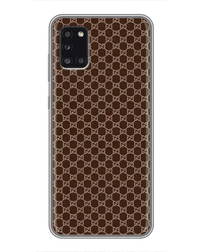 Чехол для Samsung Galaxy A31 (A315) с картинкой «Gucci — шоколадная сетка» Чехол для Samsung Galaxy A31 (A315) с картинкой «Gucci — шоколадная сетка»