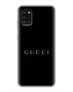 Чехол для Samsung Galaxy A31 (A315) с картинкой «Gucci — неоновый минимализм»