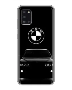 Чехол для Samsung Galaxy A31 (A315) с картинкой «BMW — взгляд из темноты» Чехол для Samsung Galaxy A31 (A315) с картинкой «BMW — взгляд из темноты»