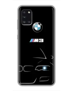 Чехол для Samsung Galaxy A31 (A315) с картинкой «Минималистичный принт BMW M3» Чехол для Samsung Galaxy A31 (A315) с картинкой «Минималистичный принт BMW M3»