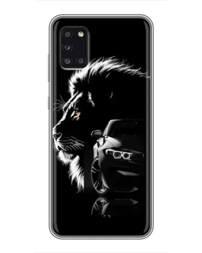 Чехол для Samsung Galaxy A31 (A315) с картинкой «BMW и лев»