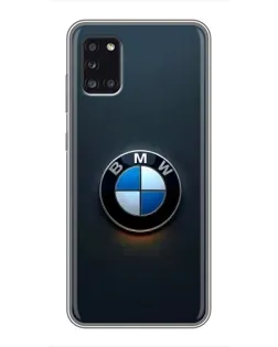 Чехол для Samsung Galaxy A31 (A315) с картинкой «Логотип BMW — минимализм» Чехол для Samsung Galaxy A31 (A315) с картинкой «Логотип BMW — минимализм»
