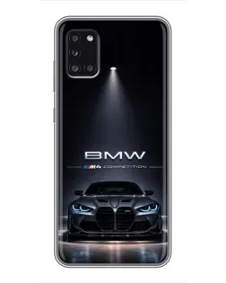 Чехол для Samsung Galaxy A31 (A315) с картинкой «BMW сквозь ночной город» Чехол для Samsung Galaxy A31 (A315) с картинкой «BMW сквозь ночной город»