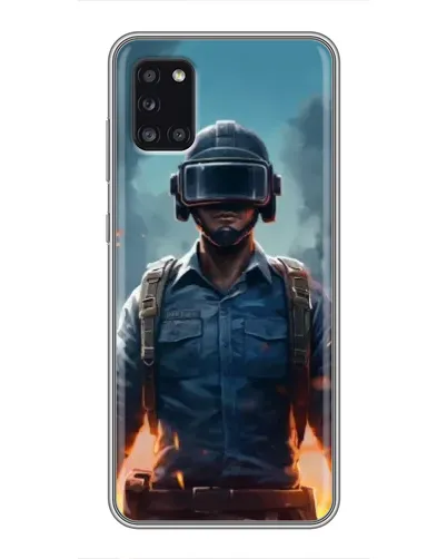 Чехол для Samsung Galaxy A31 (A315) с картинкой «PUBG — реалистичный герой» Чехол для Samsung Galaxy A31 (A315) с картинкой «PUBG — реалистичный герой»