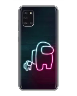 Чехол для Samsung Galaxy A31 (A315) с картинкой «Among Us неон-арт» Чехол для Samsung Galaxy A31 (A315) с картинкой «Among Us неон-арт»