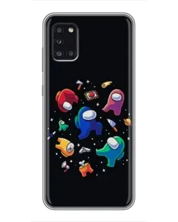 Чехол для Samsung Galaxy A31 (A315) с картинкой «Among Us космос» Чехол для Samsung Galaxy A31 (A315) с картинкой «Among Us космос»