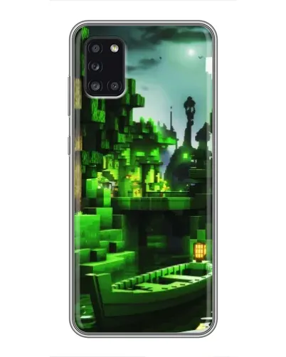 Чехол для Samsung Galaxy A31 (A315) с картинкой «Minecraft лесной пейзаж» Чехол для Samsung Galaxy A31 (A315) с картинкой «Minecraft лесной пейзаж»