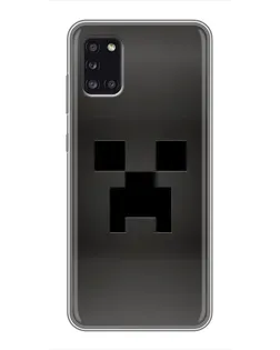 Чехол для Samsung Galaxy A31 (A315) с картинкой «Черный крипер градиент» Чехол для Samsung Galaxy A31 (A315) с картинкой «Черный крипер градиент»