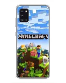 Чехол для Samsung Galaxy A31 (A315) с картинкой «Minecraft классический мир» Чехол для Samsung Galaxy A31 (A315) с картинкой «Minecraft классический мир»