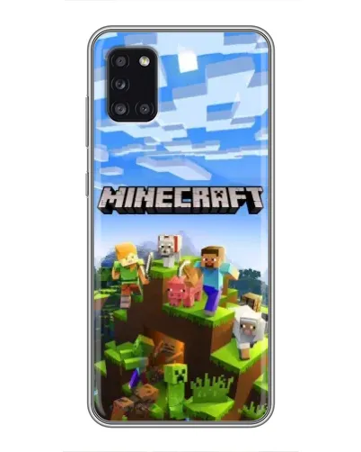 Чехол для Samsung Galaxy A31 (A315) с картинкой «Minecraft классический мир» Чехол для Samsung Galaxy A31 (A315) с картинкой «Minecraft классический мир»