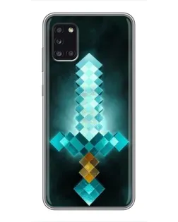 Чехол для Samsung Galaxy A31 (A315) с картинкой «Алмазный меч неон» Чехол для Samsung Galaxy A31 (A315) с картинкой «Алмазный меч неон»