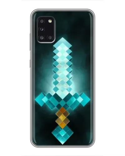 Чехол для Samsung Galaxy A31 (A315) с картинкой «Алмазный меч неон» Чехол для Samsung Galaxy A31 (A315) с картинкой «Алмазный меч неон»