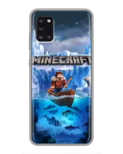Чехол для Samsung Galaxy A31 (A315) с картинкой «Minecraft ледяной мир» Чехол для Samsung Galaxy A31 (A315) с картинкой «Minecraft ледяной мир»