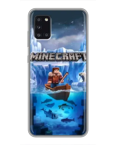 Чехол для Samsung Galaxy A31 (A315) с картинкой «Minecraft ледяной мир» Чехол для Samsung Galaxy A31 (A315) с картинкой «Minecraft ледяной мир»