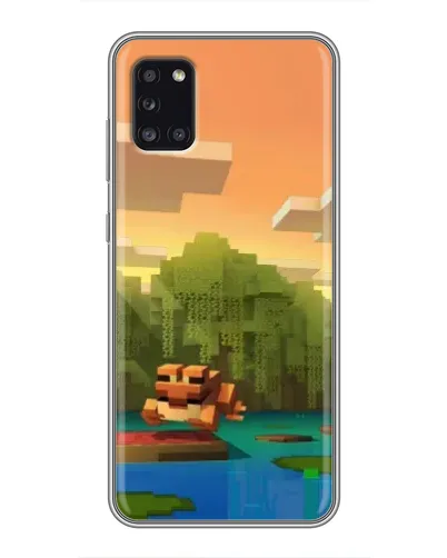 Чехол для Samsung Galaxy A31 (A315) с картинкой «Майнкрафт закат солнца» Чехол для Samsung Galaxy A31 (A315) с картинкой «Майнкрафт закат солнца»