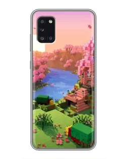 Чехол для Samsung Galaxy A31 (A315) с картинкой «Розовое дерево Minecraft» Чехол для Samsung Galaxy A31 (A315) с картинкой «Розовое дерево Minecraft»