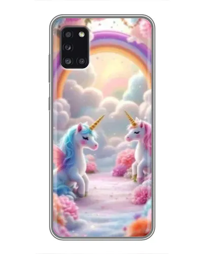 Чехол для Samsung Galaxy A31 (A315) с картинкой «Радуга и единороги» Чехол для Samsung Galaxy A31 (A315) с картинкой «Радуга и единороги»