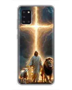 Чехол для Samsung Galaxy A31 (A315) с картинкой «Лев Иуды и Свет» Чехол для Samsung Galaxy A31 (A315) с картинкой «Лев Иуды и Свет»
