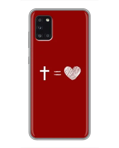 Чехол для Samsung Galaxy A31 (A315) с картинкой «Уравнение любви» Чехол для Samsung Galaxy A31 (A315) с картинкой «Уравнение любви»