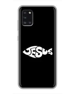Чехол для Samsung Galaxy A31 (A315) с картинкой «Рыба Jesus»