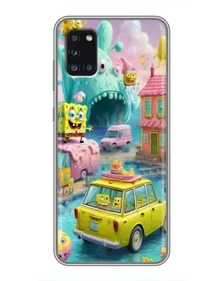 Чехол для Samsung Galaxy A31 (A315) с картинкой «Монстр-трак приключения»