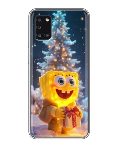 Чехол для Samsung Galaxy A31 (A315) с картинкой «Рождественский Спанч Боб» Чехол для Samsung Galaxy A31 (A315) с картинкой «Рождественский Спанч Боб»
