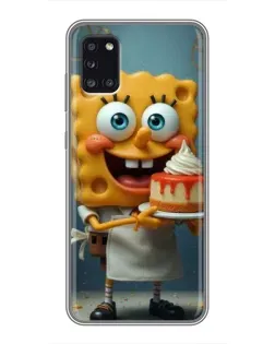 Чехол для Samsung Galaxy A31 (A315) с картинкой «Повар Спанч Боб»
